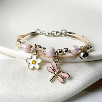 Ροζ Πεταλούδα Βραχιόλια Μόδα κοσμήματα Χαρακτήρας Δώρα από γυναίκες φίλες #YXS43