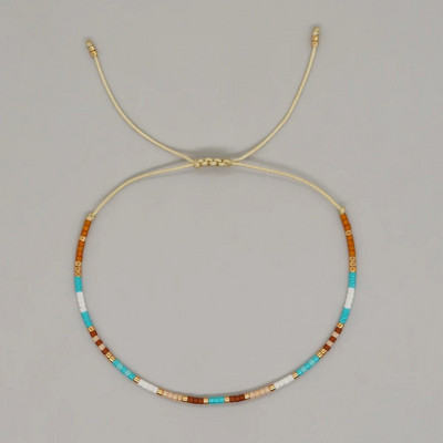 Go2boho seemnehelmed pisikesed käevõrud naistele Boho Pulseras Mujer Designer Värvilised Sõprus Reguleeritavad Ehted Aksessuaarid y2k