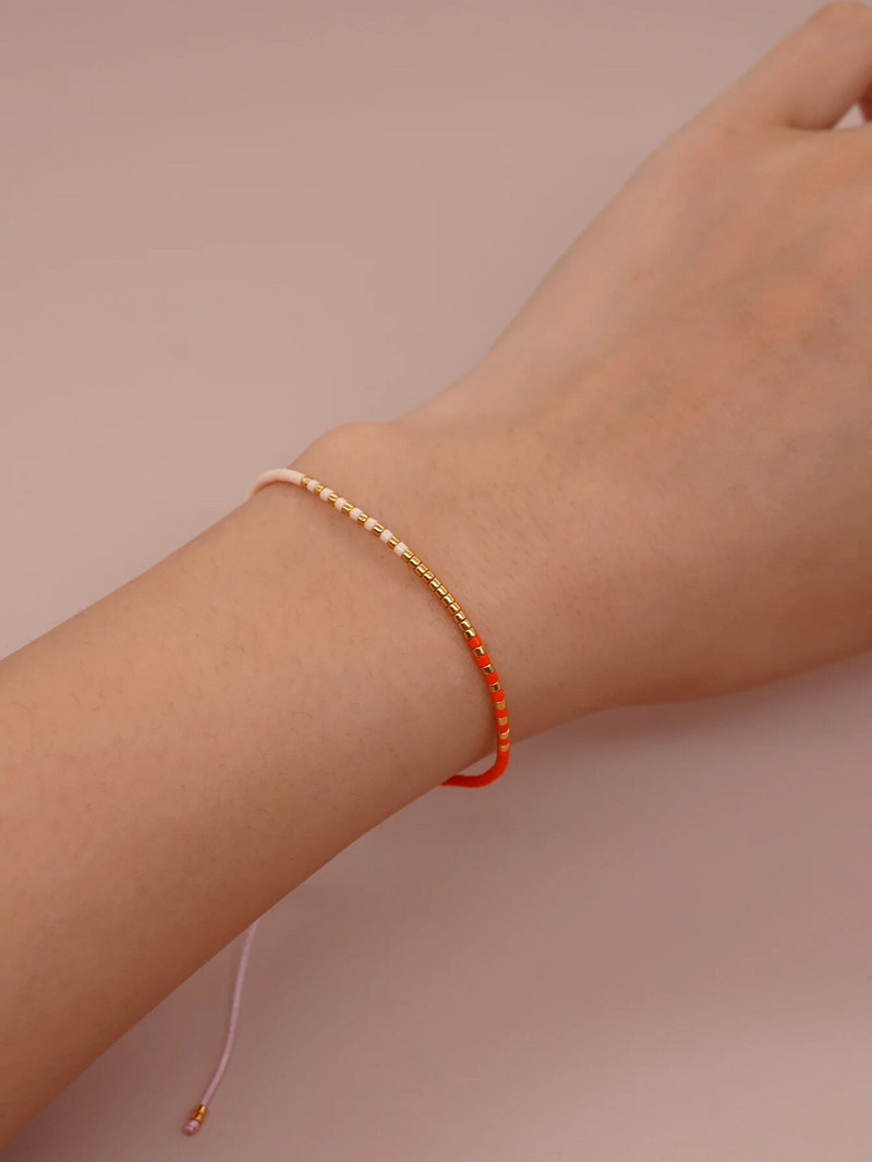 Go2boho seemnehelmed pisikesed käevõrud naistele Boho Pulseras Mujer Designer Värvilised Sõprus Reguleeritavad Ehted Aksessuaarid y2k