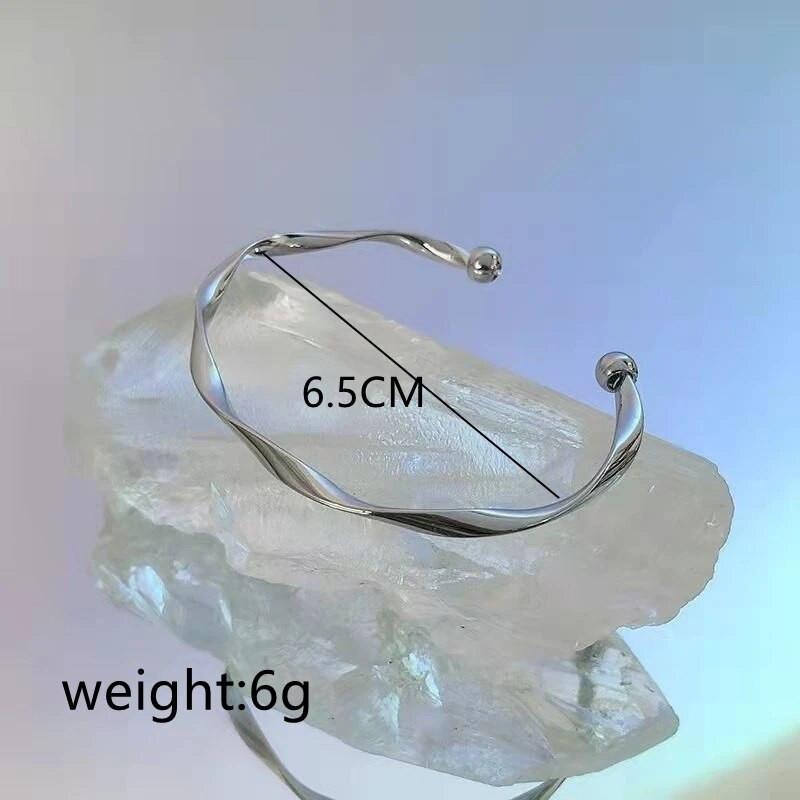 Uus mood Mobius sile mansett avatud käevõrud tüdrukule Bilezik käevõru Naiste pulmaehted Lihtne Mujer Pulseras jõulukink