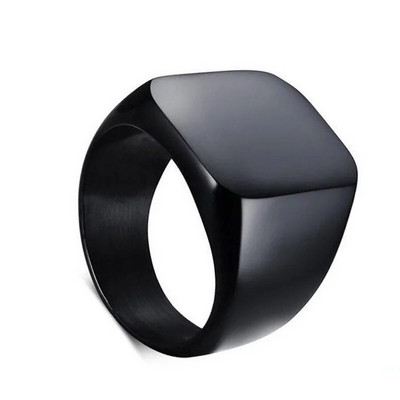 Modni muški nakit Klasični vjenčani prsten sa kamenčićima zlatne boje Visokokvalitetno crno emajlirano prstenje za muškarce Poklon za božićnu zabavu