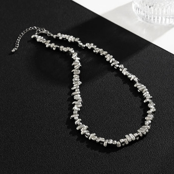 Ακανόνιστες αλυσίδες CCB Beads Κοντό κολιέ τσόκερ για άνδρες Μοντέρνες αλυσίδες με χάντρες γιακά στο λαιμό 2023 Μόδα κοσμήματα ανδρικά δώρα