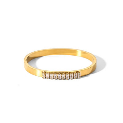 Uued veekindlad kuupmeetrist tsirkooniumoksiidist käevõrud roostevabast terasest käevõrud tuhmuvad tasuta ehted naistele Tehase hulgimüük Kohanda