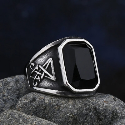 2024 Νέο 316L από ανοξείδωτο ατσάλι γεωμετρικό ζιργκόν και δαχτυλίδι διανομής για άνδρες γυναίκες Δαχτυλίδι ζευγαριού Απλό κόσμημα Δώρο για την ημέρα του Αγίου Βαλεντίνου