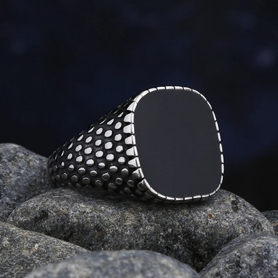 2024 Νέο 316L από ανοξείδωτο ατσάλι γεωμετρικό ζιργκόν και δαχτυλίδι διανομής για άνδρες γυναίκες Δαχτυλίδι ζευγαριού Απλό κόσμημα Δώρο για την ημέρα του Αγίου Βαλεντίνου