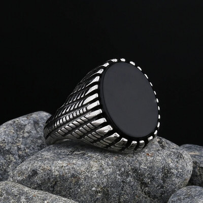 2024 Νέο 316L από ανοξείδωτο ατσάλι γεωμετρικό ζιργκόν και δαχτυλίδι διανομής για άνδρες γυναίκες Δαχτυλίδι ζευγαριού Απλό κόσμημα Δώρο για την ημέρα του Αγίου Βαλεντίνου