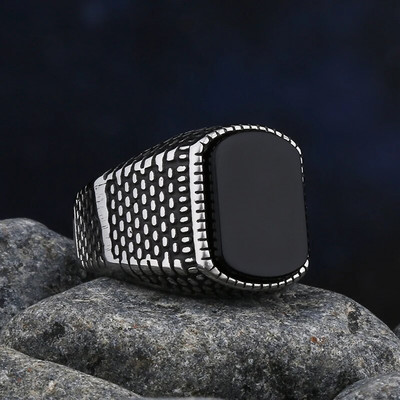 2024 Νέο 316L από ανοξείδωτο ατσάλι γεωμετρικό ζιργκόν και δαχτυλίδι διανομής για άνδρες γυναίκες Δαχτυλίδι ζευγαριού Απλό κόσμημα Δώρο για την ημέρα του Αγίου Βαλεντίνου