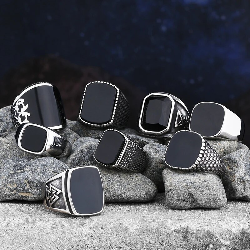 2024 Νέο 316L από ανοξείδωτο ατσάλι γεωμετρικό ζιργκόν και δαχτυλίδι διανομής για άνδρες γυναίκες Δαχτυλίδι ζευγαριού Απλό κόσμημα Δώρο για την ημέρα του Αγίου Βαλεντίνου