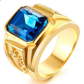 Νέα μεταλλικά γυαλιστερά δαχτυλίδια για άνδρες 2023 Γεωμετρικό πλάτος Σήμα τετράγωνο δάχτυλο πανκ στυλ μόδας Δαχτυλίδι κοσμήματα Αξεσουάρ Χονδρική πώληση