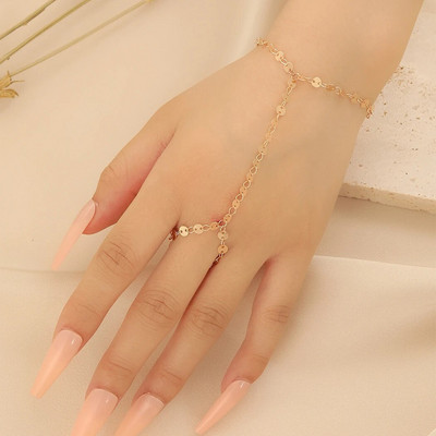 Värvikad tsirkoonkristallidest keti randmekäevõru naistele sõrmerõngad käevõrud trendikuulutavad ehted