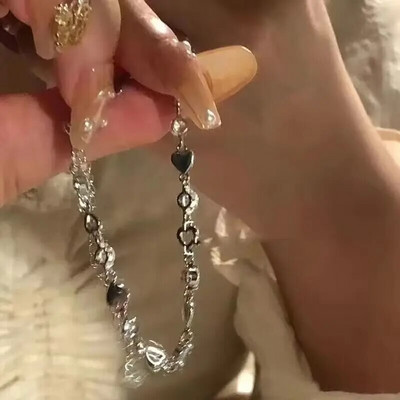 Uus käsitsi valmistatud kreemjas värvisobiv kahekihiline staarkäevõru disain tüdrukutele looduslikust kivist helmestega käevõru peomehe kingitus