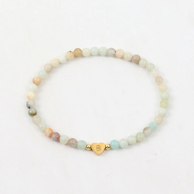 2023. gada karsta nerūsējošā tērauda sirds AZ burtu rokassprādze sievietēm, roku darbs