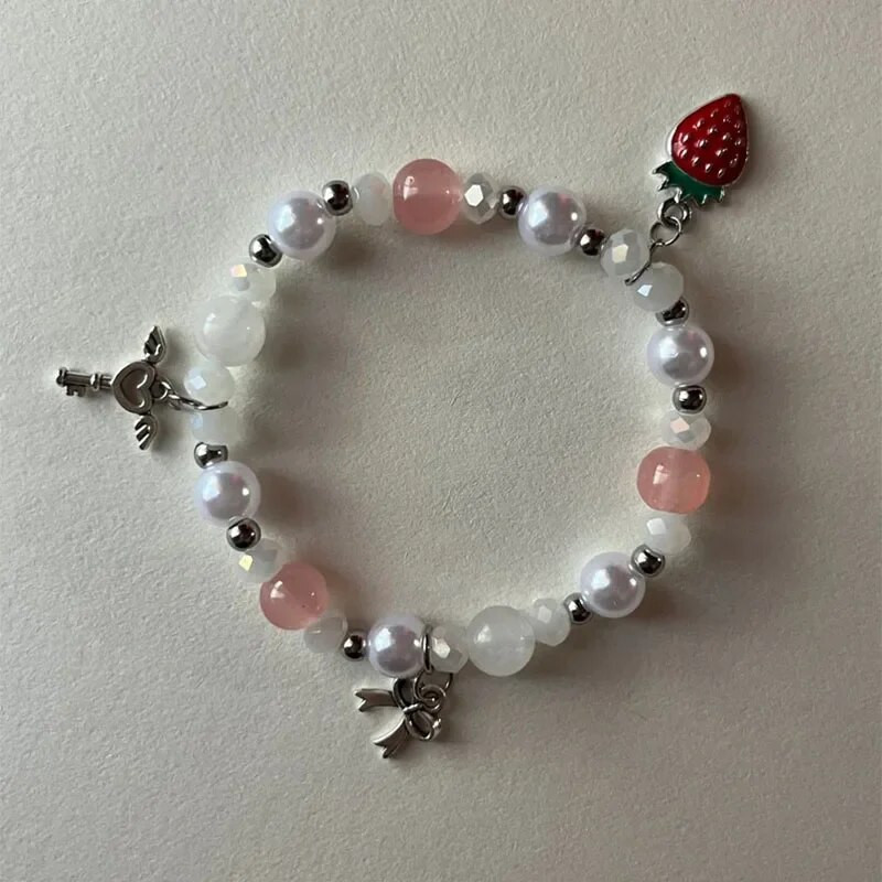 Nana un Hachi pieskaņotas draudzības rokassprādzes Y2K Jewelry Handmade