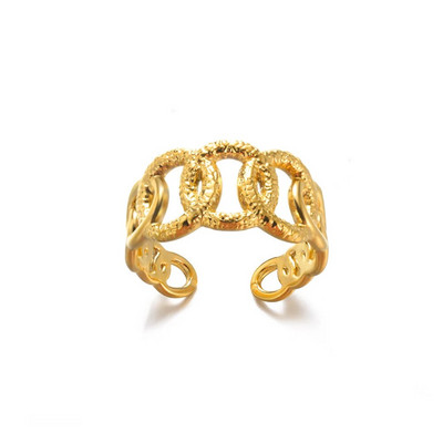 Roostevabast terasest sõrmused naistele meestele kullavärvi südamega kihlus pulma lai sõrmus Trendikas vintage geomeetrilised punk ehted, kingitus uus