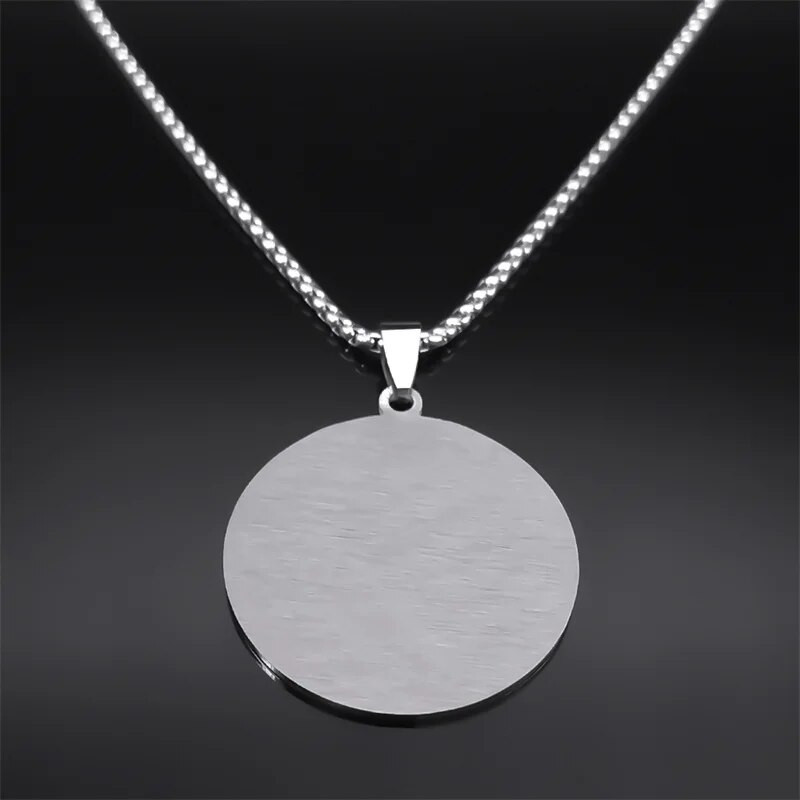 Sedam arhanđela Amulet Ogrlice od nehrđajućeg čelika Muški pečat Salomona Talisman Kršćanska zaštita Nakit ovratnik hombre N1162