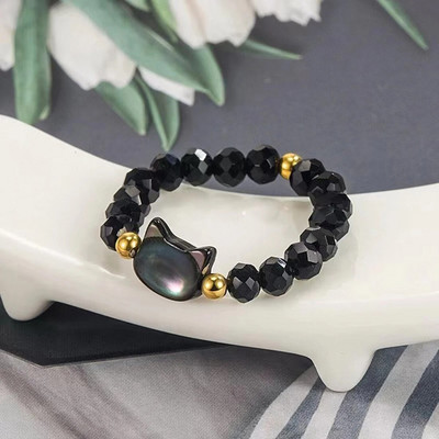 Ružičasti slatki prsten s mačjim kandžama, ženski prsten s prstenom za otvaranje, podesivi nakit, vjenčani prsten za rođendansku zabavu, veleprodaja