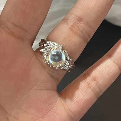 Y2K kristallist sõrmused Kpop südamega reguleeritav sõrmus ebaregulaarse geomeetriaga punk vintage sõrmuste komplekt naistele tüdrukutele uued moeehted