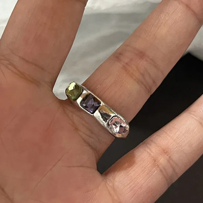 Y2K kristallist sõrmused Kpop südamega reguleeritav sõrmus ebaregulaarse geomeetriaga punk vintage sõrmuste komplekt naistele tüdrukutele uued moeehted