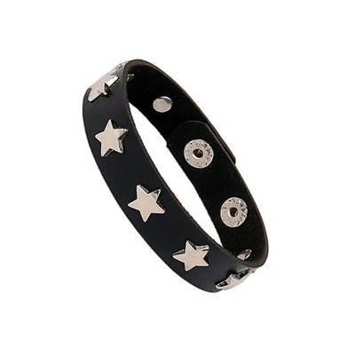 2023. gada panku tumšā poliuretāna aproce sievietēm vīriešiem, hiphopa roka ķēdes daudzslāņu rokassprādze. Trends retro gotikas rotaslietas dejotāju aksesuāri