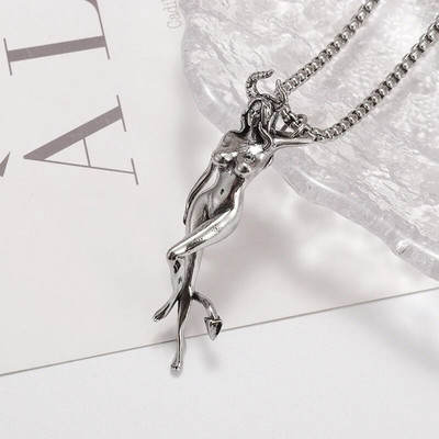 Jaapani musta samurai ripats gooti piraatsoomus Katana kaelakee isiksus meeste trendi punk ehted