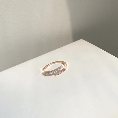 Luksuslikud kivist sõrmused naistele, lihtsad õõnsad liigessõrmused, pulmapeo elegantsed ehted kingitused