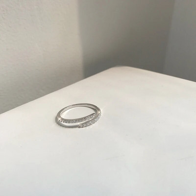 Luksuslikud kivist sõrmused naistele, lihtsad õõnsad liigessõrmused, pulmapeo elegantsed ehted kingitused