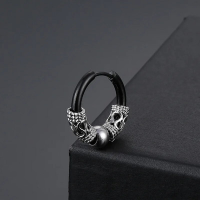 Jednostavne punk okrugle kuglice Naušnice od nehrđajućeg čelika Retro tibetanski geometrijski klin Nakit za uši Pokloni za zabave za žene muškarce