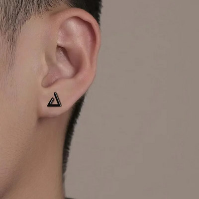 Meeste Ehted Punk Mehed Naiste Väikesed rõngaskõrvarõngad Hüpoallergeenne Hõbedavärvi Ümarkõrvarõngad Ehted Pendientes Mujer