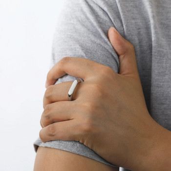 Δαχτυλίδια Skyrim από ανοξείδωτο ατσάλι για άνδρες Γυναικεία Μινιμαλιστικά δαχτυλίδια φαρδιά δάχτυλα 2024 Trend Δώρο κοσμημάτων για ζευγάρια γάμου