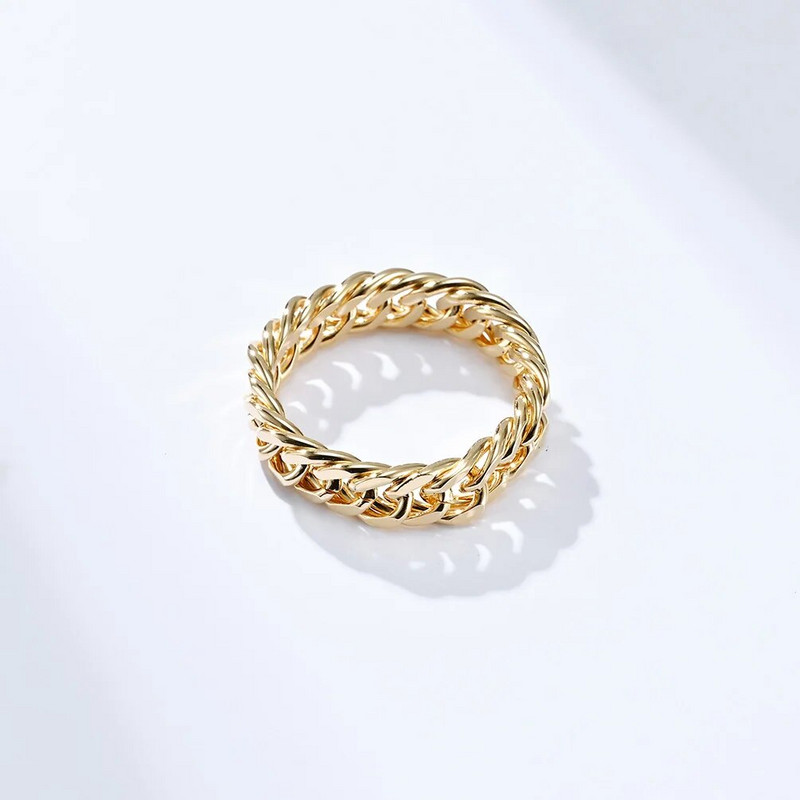 JHSL 6mm Meeste Sõrmused Ketilüli Disain Roostevabast Terasest Must Kuld Hõbeda Värvus Moeehted USA suurus 5 6 7 8 9 10 11 12