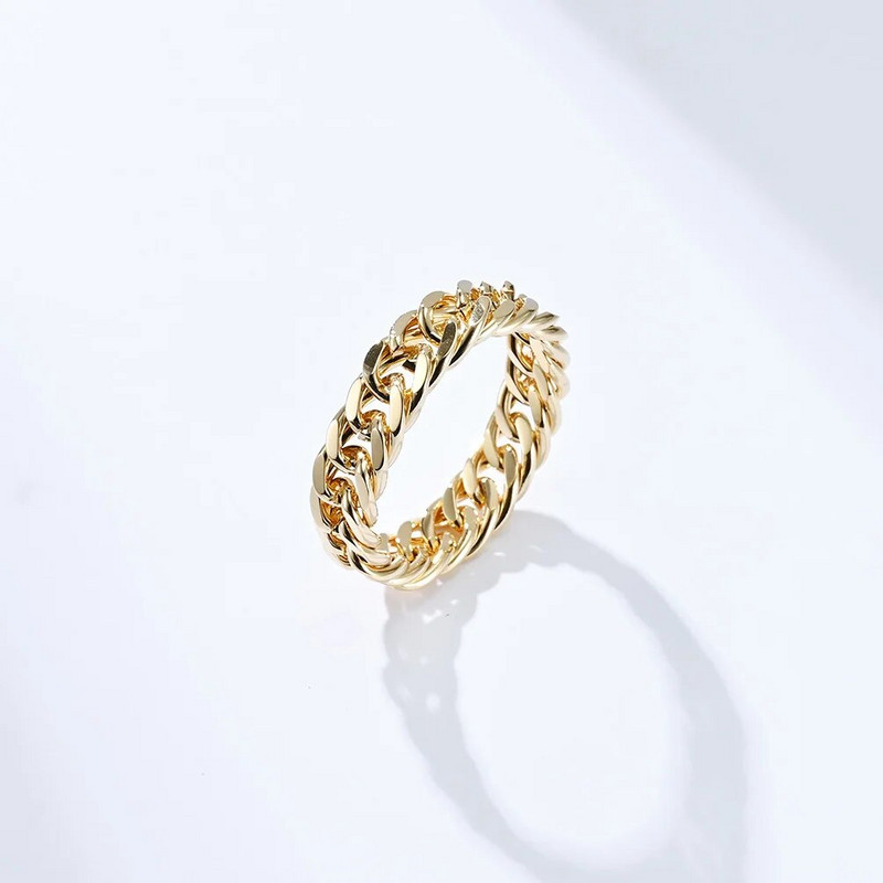 JHSL 6mm Meeste Sõrmused Ketilüli Disain Roostevabast Terasest Must Kuld Hõbeda Värvus Moeehted USA suurus 5 6 7 8 9 10 11 12