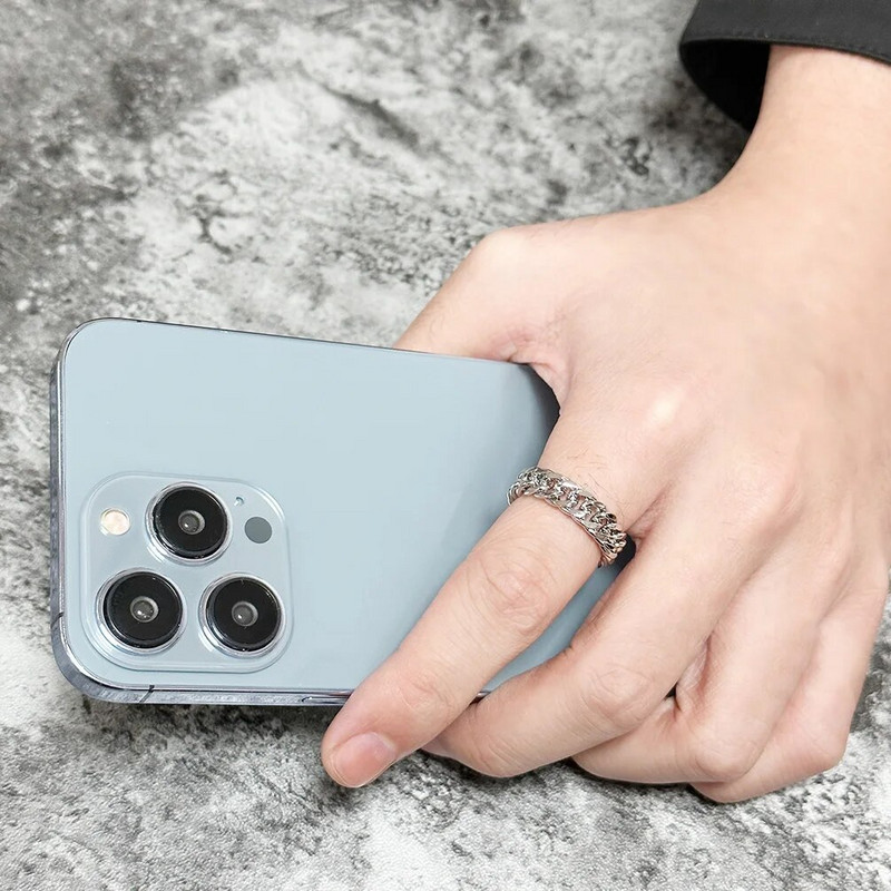 JHSL 6mm Meeste Sõrmused Ketilüli Disain Roostevabast Terasest Must Kuld Hõbeda Värvus Moeehted USA suurus 5 6 7 8 9 10 11 12