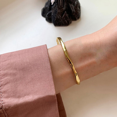 Foxanry tempelkäevõru naistele Uus trend, elegantne vintage ebaregulaarse tekstuuriga käevõrud tüdrukute peo ehted armastatule