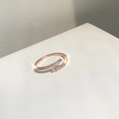 Uued 2024. aasta minimalistlikud õhukesed sõrmused naiste pulmadeks briljantsest kuupmeetrist tsirkoonist kvaliteetsed mitmekülgsed naiste sõrmesõrmuse ehted