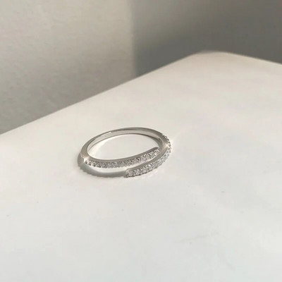 Uued 2024. aasta minimalistlikud õhukesed sõrmused naiste pulmadeks briljantsest kuupmeetrist tsirkoonist kvaliteetsed mitmekülgsed naiste sõrmesõrmuse ehted