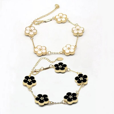 Moodsad suvemagusad värvilised viie lehe lillega käevõrud tüdrukutele naistele pulmapeo sünnipäevaehted kingitused