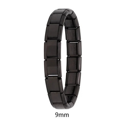 Hapiship 2024 uued meeste/naiste ehted, laius 7/9/13 mm Itaalia elastne võlukäevõru, moodne roostevabast terasest käevõru ST-Top