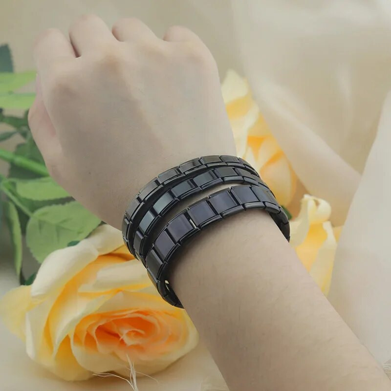 Hapiship 2024 uued meeste/naiste ehted, laius 7/9/13 mm Itaalia elastne võlukäevõru, moodne roostevabast terasest käevõru ST-Top