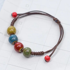 Armastuskivist naiste keraamiline käevõru Naiste käsitsi kootud paarile väikesed hulgiehted #5347