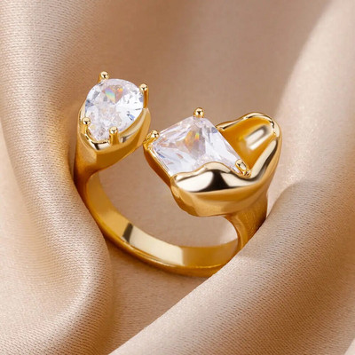 Lucky Turkish Evil Eye rõngad naistele, avanevad reguleeritavad roostevabast terasest sõrmus 2024 trendi luksuslikud pulmapaari ehted