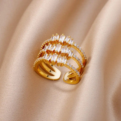 Lucky Turkish Evil Eye rõngad naistele, avanevad reguleeritavad roostevabast terasest sõrmus 2024 trendi luksuslikud pulmapaari ehted