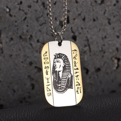 Klassikaline ripats Eye of Horus roostevabast terasest Eye of God kaelakee meestele isikupära punk trendi ehtekink