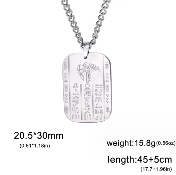 Klassikaline ripats Eye of Horus roostevabast terasest Eye of God kaelakee meestele isikupära punk trendi ehtekink