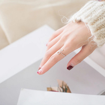 Ρυθμιζόμενο δαχτυλίδι με νήμα για τον αντίχειρα Δαχτυλίδι Cat Kitty Ears Ρυθμιζόμενο μέγεθος Δαχτυλίδι με βελονάκι για αρχάριους Πλέξιμο με βελονάκι Δώρο δοκιμής δαχτυλιδιών