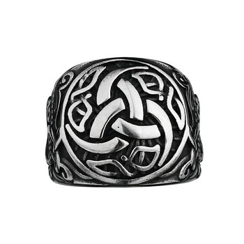 Ανδρικό δαχτυλίδι από ανοξείδωτο ατσάλι Viking Dragon Rune Δαχτυλίδι Viking Fashion Temperament Δαχτυλίδι Hip-hop Street Ανδρικά κοσμήματα μοτοσικλέτας