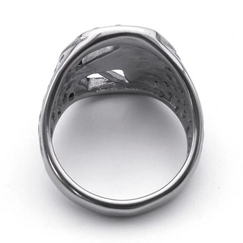 Δαχτυλίδι κεφαλής αλόγου για γυναίκες Ανδρικά δαχτυλίδια από ανοξείδωτο ατσάλι, δαχτυλίδια πέταλο, κοσμήματα, δώρο ζώων για το Boyfriend RRR523S03