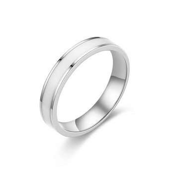 Модни пръстени за двойки Мъжки пръстени от неръждаема стомана за жени Годежни сватбени халки Годишнини Подаръци за рожден ден