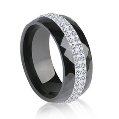 Kvaliteetsete naiste ehtesõrmuste hulgimüük, lihtsas stiilis Comly kristallist keraamilised sõrmused naistele