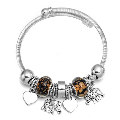 Uus Dragonfly roostevabast terasest trendikas pärlitega käevõru ehted 6 värvi suletavad käevõrud naiste käevõru Lihtsus aksessuaarid