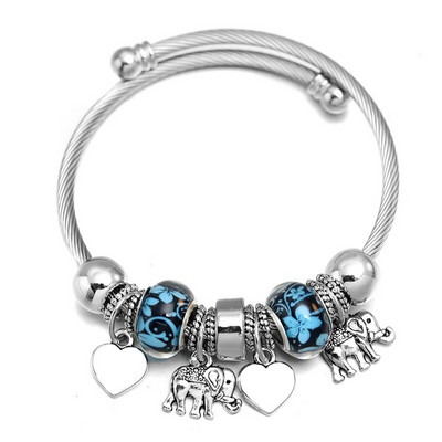 Uus Dragonfly roostevabast terasest trendikas pärlitega käevõru ehted 6 värvi suletavad käevõrud naiste käevõru Lihtsus aksessuaarid